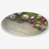 クリスマスホリデーオーナメント数々の- ペーパープレート (アングル)