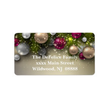 クリスマスホリデーオーナメント数々の-