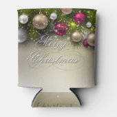 クリスマスホリデーオーナメント数々の- 缶クーラー (正面)