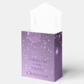 クリスマスホリデーオーナメント – パープル フェイバーボックス (オープン)