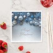 クリスマスホリデーオーナメント – ブルース スタンダードランチョンナプキン (インサイチュ)