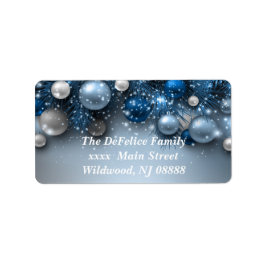 クリスマスホリデーオーナメント – ブルース ラベル