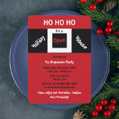 クリスマスホリデーオープンハウス招待状ズホホホ 招待状