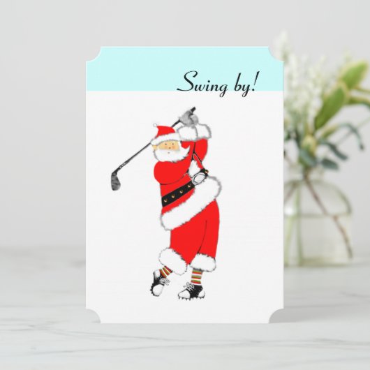 クリスマスホリデーオープンハウス招待状 招待状 (スタンド正面)