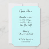 クリスマスホリデーオープンハウス招待状 招待状 (裏面)