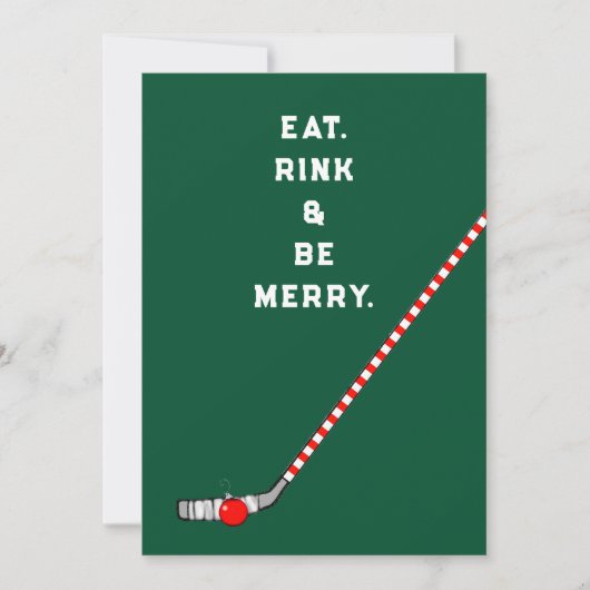 クリスマスホリデーオープンハウス招待状 招待状 (正面)