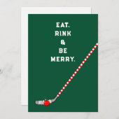 クリスマスホリデーオープンハウス招待状 招待状 (正面/裏面)