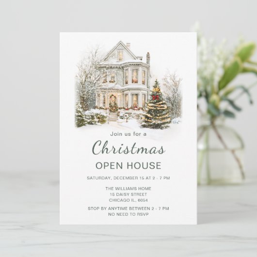 クリスマスホリデーオープンハウス 招待状 (スタンド正面)