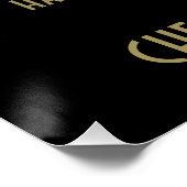 クリスマスホリデーカクテルドリンクパーティー招待状 ポスター (コーナー)