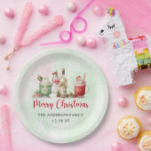 クリスマスホリデーカクテルパーティー ペーパープレート (パーティー)