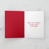 クリスマスホリデーカクテル シーズンカード (内部)