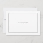 クリスマスホリデーカスタマイズ可能なファミリーフォトカード ノートカード (裏面)