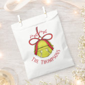 クリスマスホリデーカワイイお洒落ジンルベル フェイバーバッグ (クリップ留めされた状態)