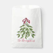 クリスマスホリデーカワイイメリーミストレお洒落トー フェイバーバッグ (正面)