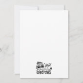 クリスマスホリデーカンパートナディアアウトドアブラック シーズンカード (裏面)