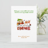 クリスマスホリデーカンパートナディアアウトドア シーズンカード (スタンド正面)