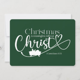 クリスマスホリデーカードなしで意味のない