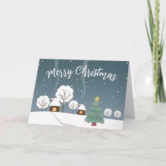 クリスマスホリデーカードのホーム シーズンカード (正面)