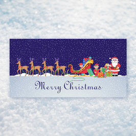 クリスマスホリデーカードの前の夜 シーズンカード