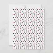 クリスマスホリデーカードドッグインハットチワワ シーズンカード (裏面)