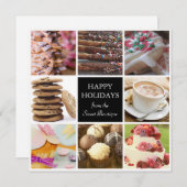 クリスマスホリデーカードベーカリー シーズンカード (正面/裏面)