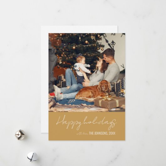 クリスマスホリデーカード シーズンカード (正面/裏面インサイチュ)