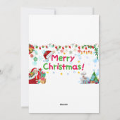 クリスマスホリデーカード シーズンカード (裏面)