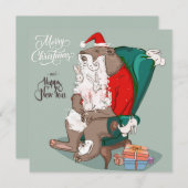 クリスマスホリデーカード シーズンカード (正面/裏面)