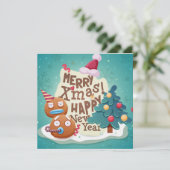 クリスマスホリデーカード シーズンカード (スタンド正面)