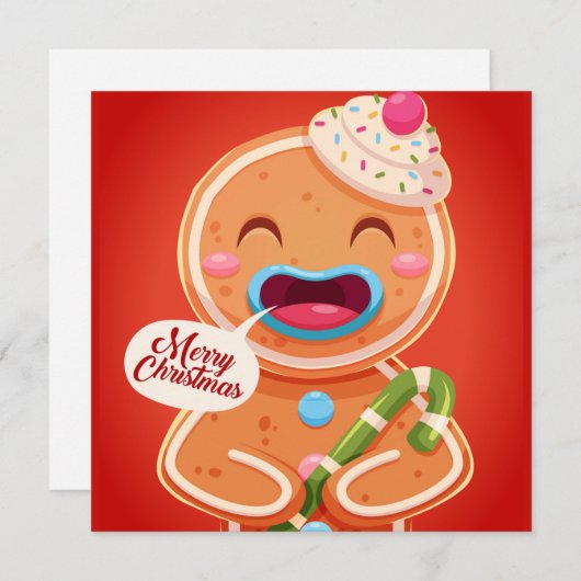 クリスマスホリデーカード シーズンカード (正面/裏面)