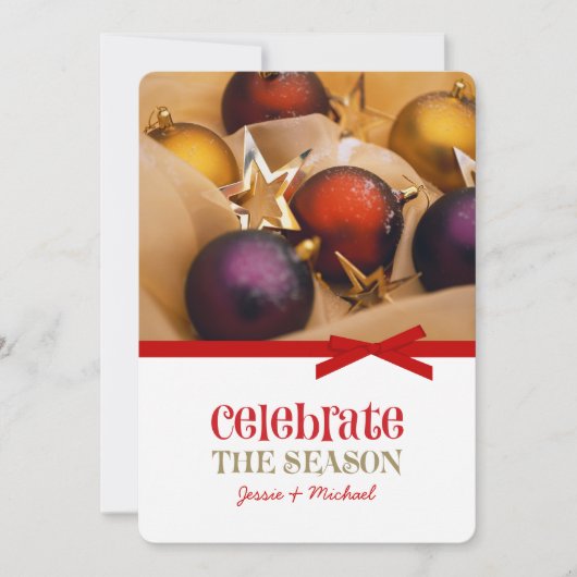 クリスマスホリデーカード シーズンカード (正面)