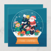 クリスマスホリデーカード シーズンカード (正面/裏面)