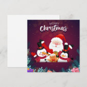 クリスマスホリデーカード シーズンカード (正面/裏面)