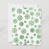 クリスマスホリデーカード シーズンカード (裏面)