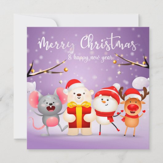 クリスマスホリデーカード シーズンカード (正面)