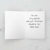 **クリスマスホリデーカード**特別学生 シーズンカード (内部)