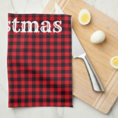 クリスマスホリデーキッチンタオル キッチンタオル (四つ折り)