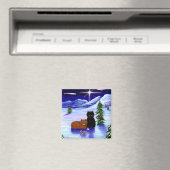 クリスマスホリデーキャットマウスクリスチャン マグネット (インサイチュ (食洗機))