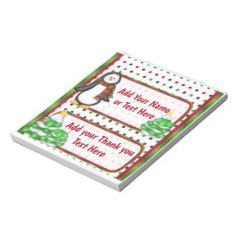 クリスマスホリデーキャンディバーラッパのパーティーウィーズ ノートパッド