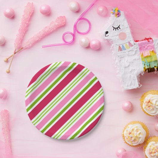 クリスマスホリデーキャンディパーティーディナー紙プレート ペーパープレート (パーティー)