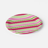 クリスマスホリデーキャンディパーティーディナー紙プレート ペーパープレート (アングル)