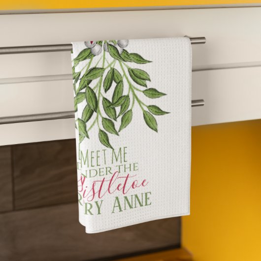 クリスマスホリデーキュートミストレお洒落トーおもしろい キッチンタオル