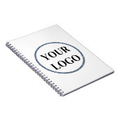 クリスマスホリデーギフトあなたのロゴを追加メリークリスマス ノートブック (右側)