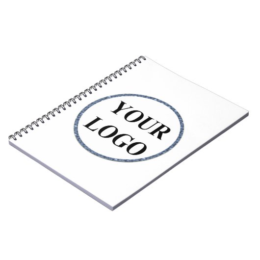 クリスマスホリデーギフトあなたのロゴを追加メリークリスマス ノートブック (左側)