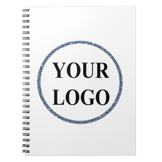 クリスマスホリデーギフトあなたのロゴを追加メリークリスマス ノートブック (正面)