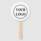 クリスマスホリデーギフトあなたのロゴを追加メリークリスマス ハンドファン (正面)