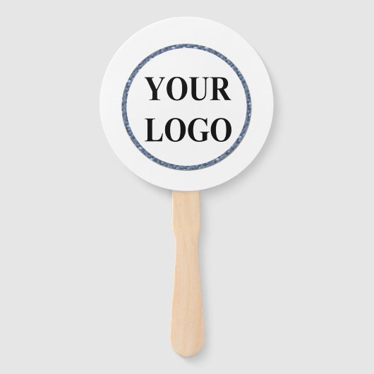 クリスマスホリデーギフトあなたのロゴを追加メリークリスマス ハンドファン (正面)