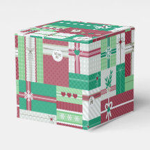 クリスマスホリデーギフトデザイン、赤い緑のプレゼント