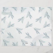 クリスマスホリデークッキースワップレシピ レターヘッド (裏面)