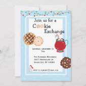 クリスマスホリデークッキー交換招待状 招待状 (正面)
